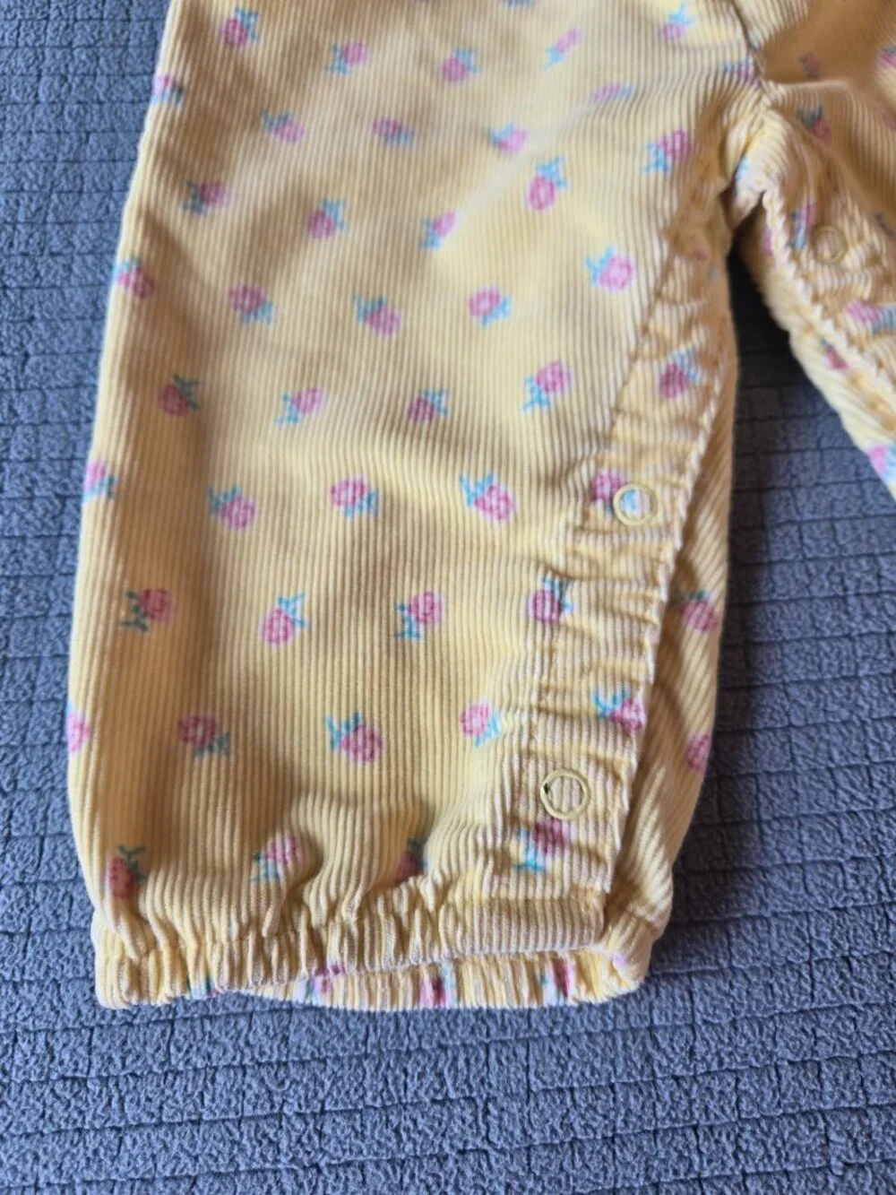 Vintage 90's Oshkosh Corduroy Overalls size 6/9 month